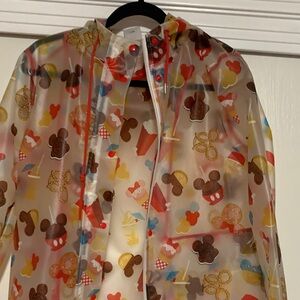 Disney Transparent Raincoat with Colorful Mickey Print